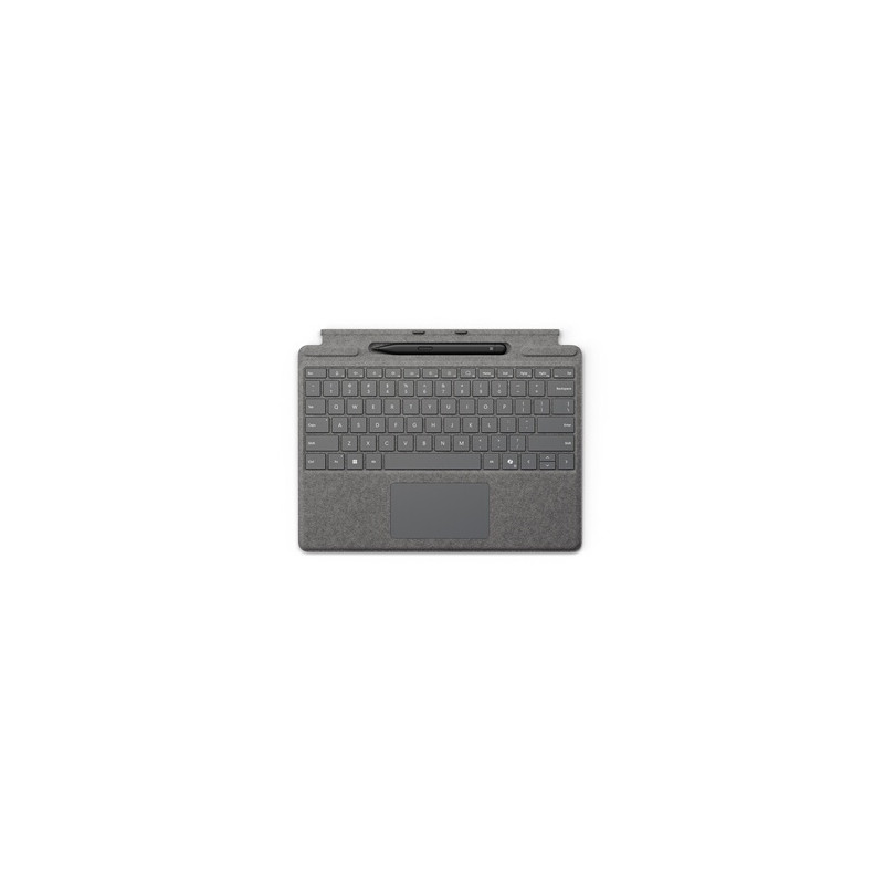 Clavier pour tablette Microsoft Clavier Signature Platine + Stylet Slim Pen 2 pour Surface Pro