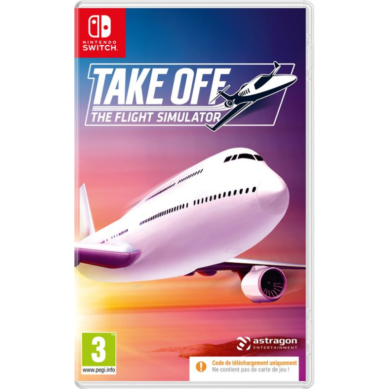 Take Off The Flight Simulator Code in a box Nintendo Switch