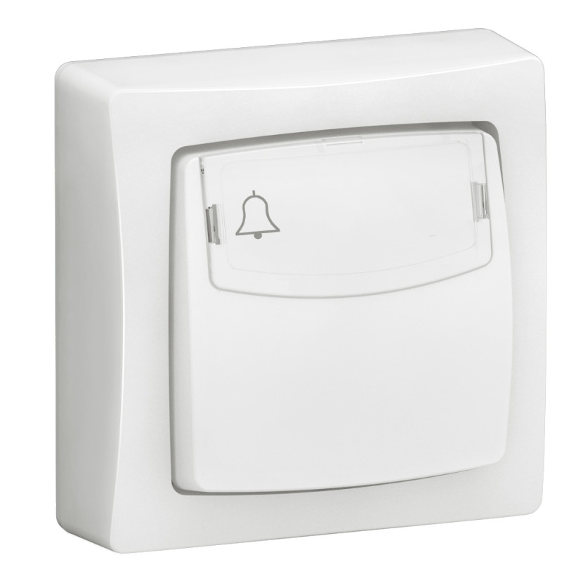 Poussoir porte étiquette 6A pour appareillage saillie complet 250 V avec borne automatique LEGRAND 086009L