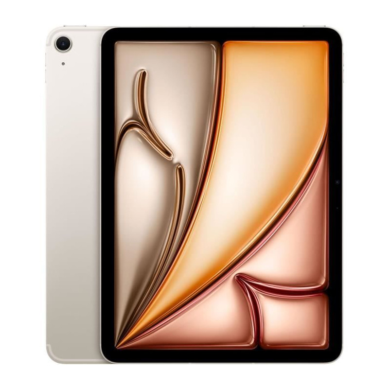 Apple - iPad Air (2024) - 11 - WiFi + Cellulaire - 512 Go - Lumiere Stellaire