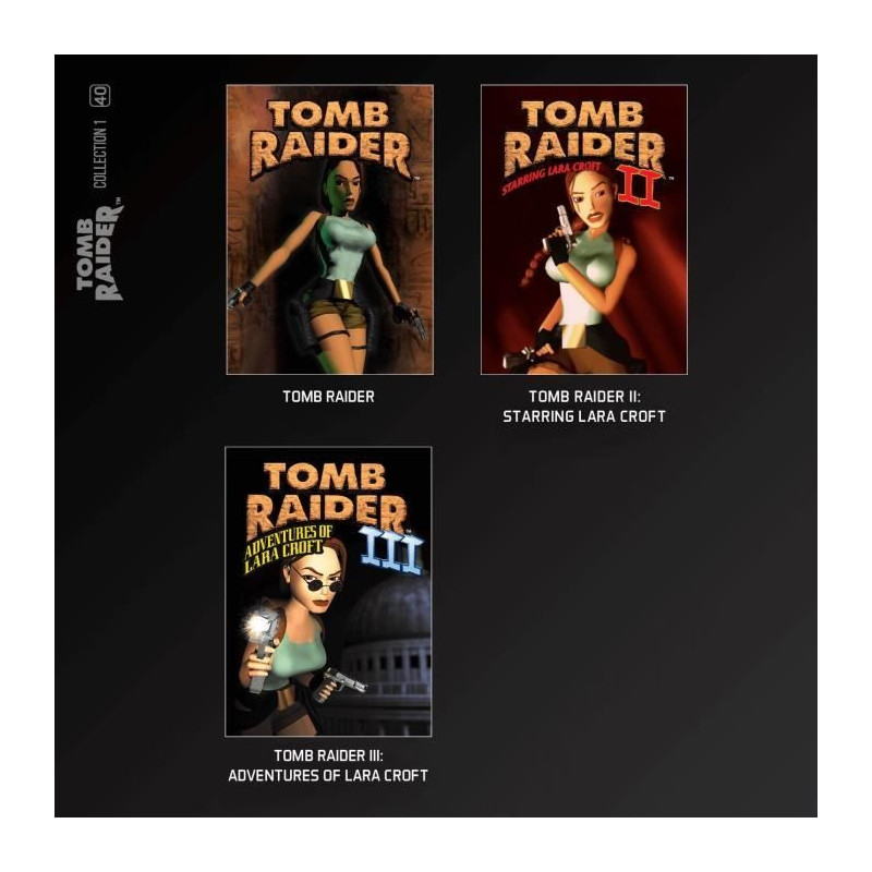 Tomb Raider Collection 1 - Cartouche Evercade n°40 - Retrogaming