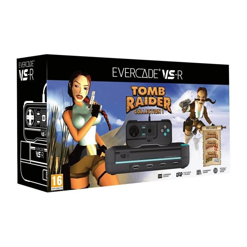 Pack Console rétrogaming - Evercade VS-R TombRaider 1-2-3