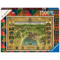 Puzzle 1500 pièces Ravensburger Harry Potter La carte de Poudlard