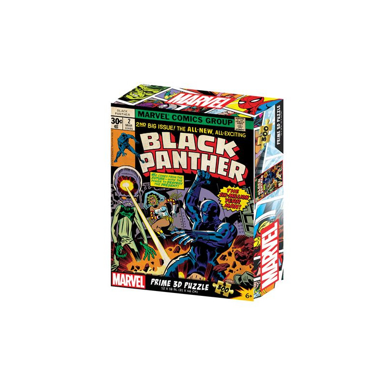 Puzzle 300 pièces Prime 3D Black Panther Vintage