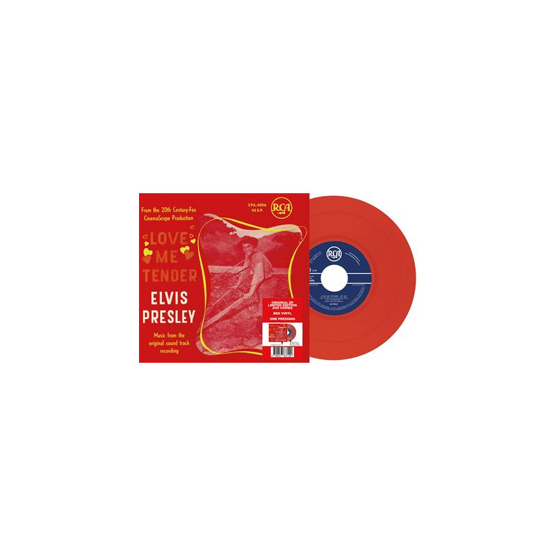 Love Me Tender Édition Limitée Belge Vinyle Rouge