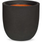 Pot de fleur boule - CAPI EUROPE - SMOOTH NL - 35 x 34 cm - Noir