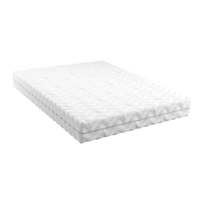 BAMBU - Matelas - 140 x 190 cm - Epaisseur : 20 cm - Réversible - Ressorts ensachés