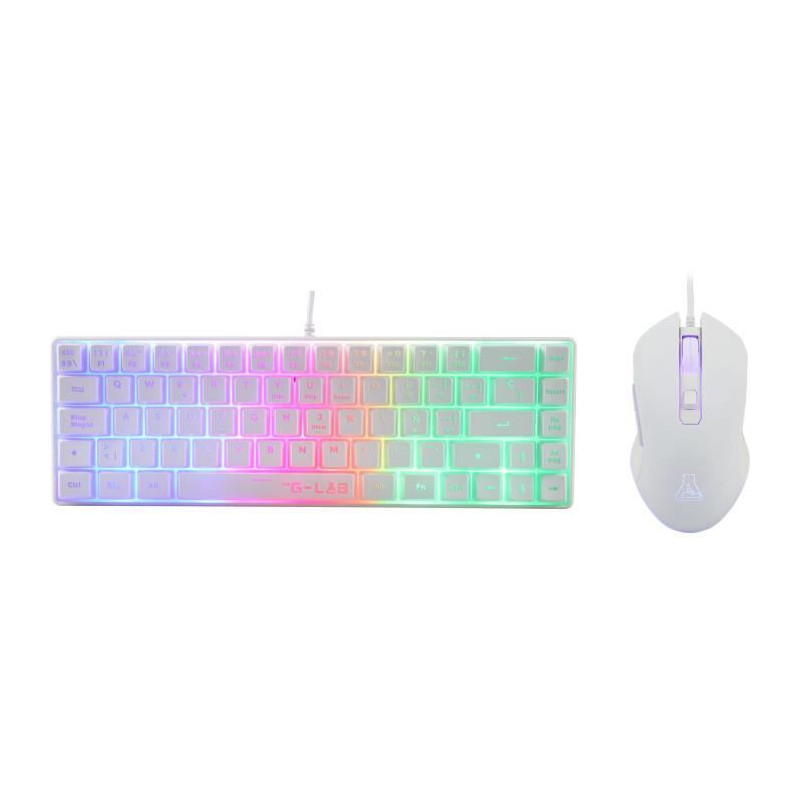 Pack Gamer 2 en 1 - THE G-LAB - COMBO HYDRO - Souris Filaire - Clavier Filaire