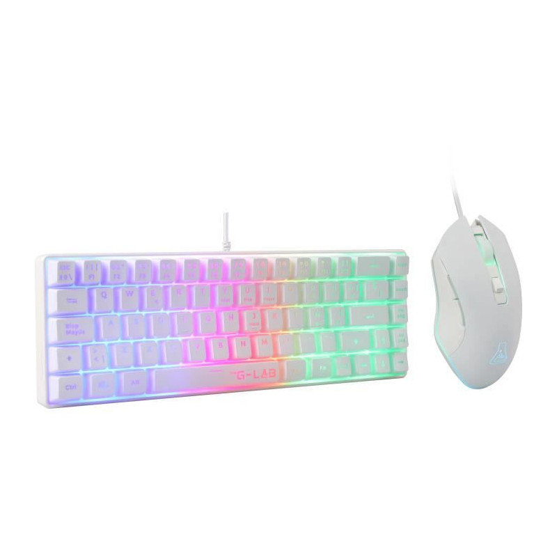 Pack Gamer 2 en 1 - THE G-LAB - COMBO HYDRO - Souris Filaire - Clavier Filaire