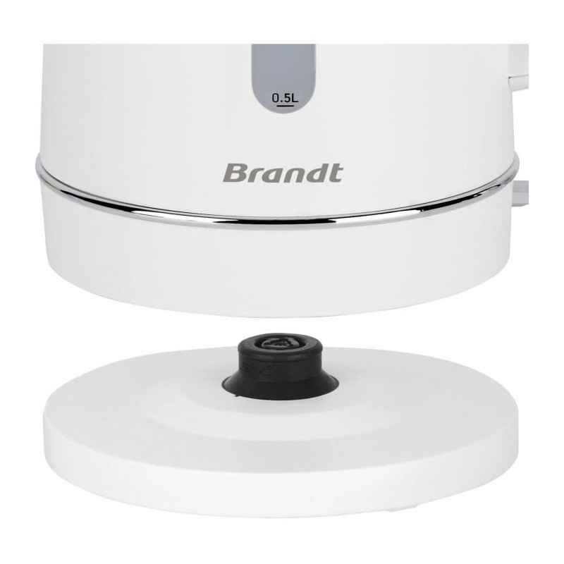 Bouilloire - BRANDT - BO1702W - 1,7 L - Socle 360° - Blanc