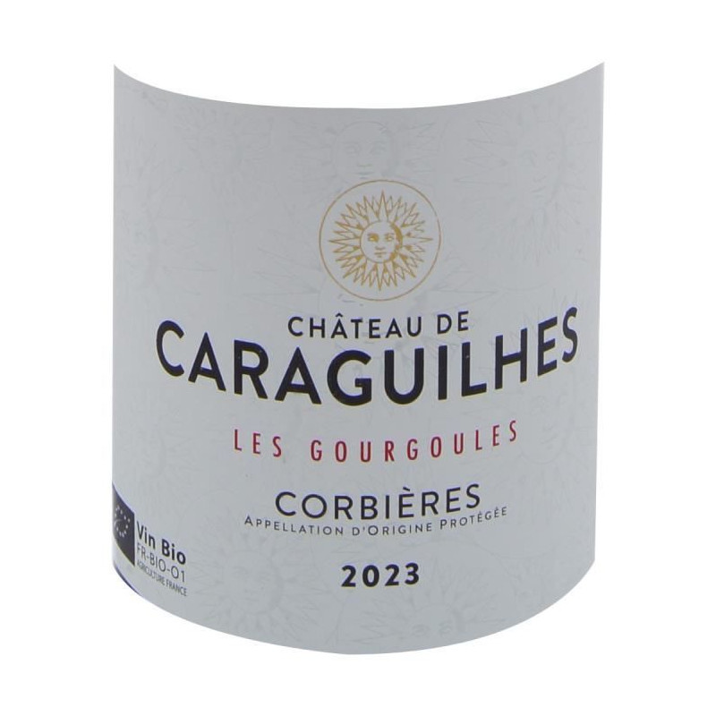 Château des Caraguilhes 2023 Cuvée Les Gourgoules Corbieres - Vin rouge de Languedoc-Roussillon - Bio