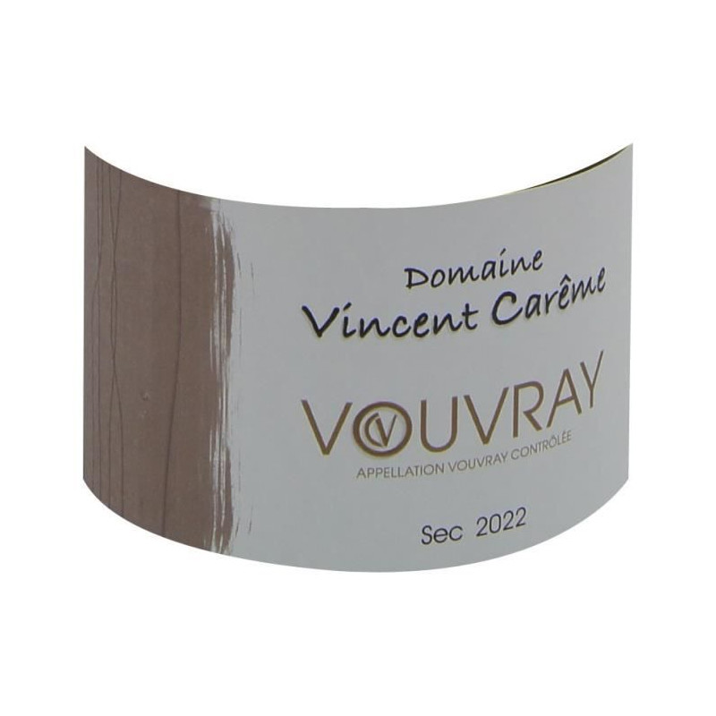 Domaine Vincent Careme 2022 Vouvray - Vin blanc de Loire - Bio