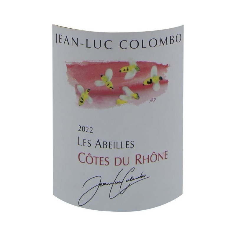 Domaine Jean Luc Colombo Cuvée les Abeilles 2022 Côtes du Rhône - Vin rouge de la Vallée du Rhône