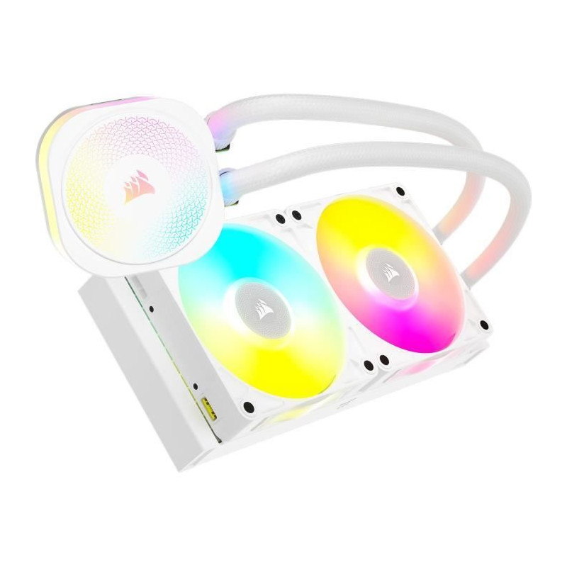 Watercooling - CORSAIR - iCUE LINK TITAN 240 RX - RGB - Blanc