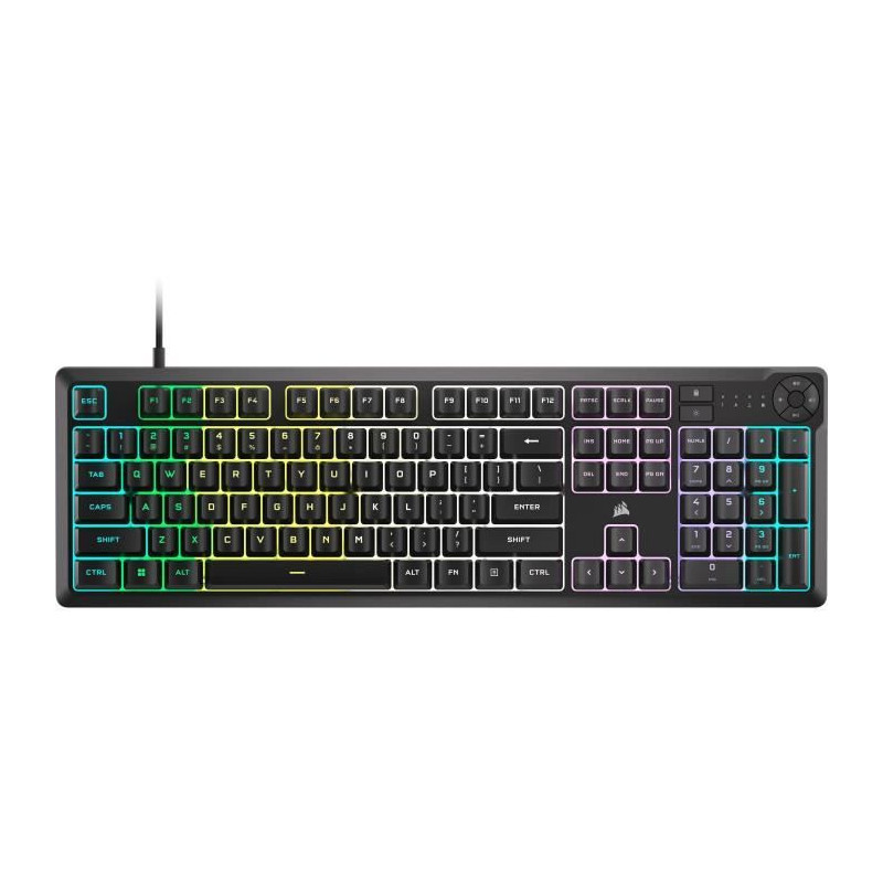 Pack Gaming CORSAIR 4 en 1 - Clavier K55 + Souris gaming HARPOON RGB PRO + Tapis de souris MM100 + Casque multiplateforme HS35