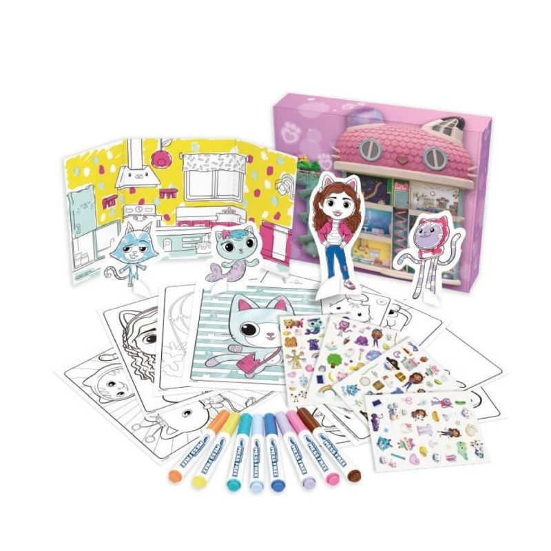 Coloriage - CRAYOLA - Color Wonder Activity Kit Gabby's Dollhouse - Coffret d'activités colorées! Des 3 ans