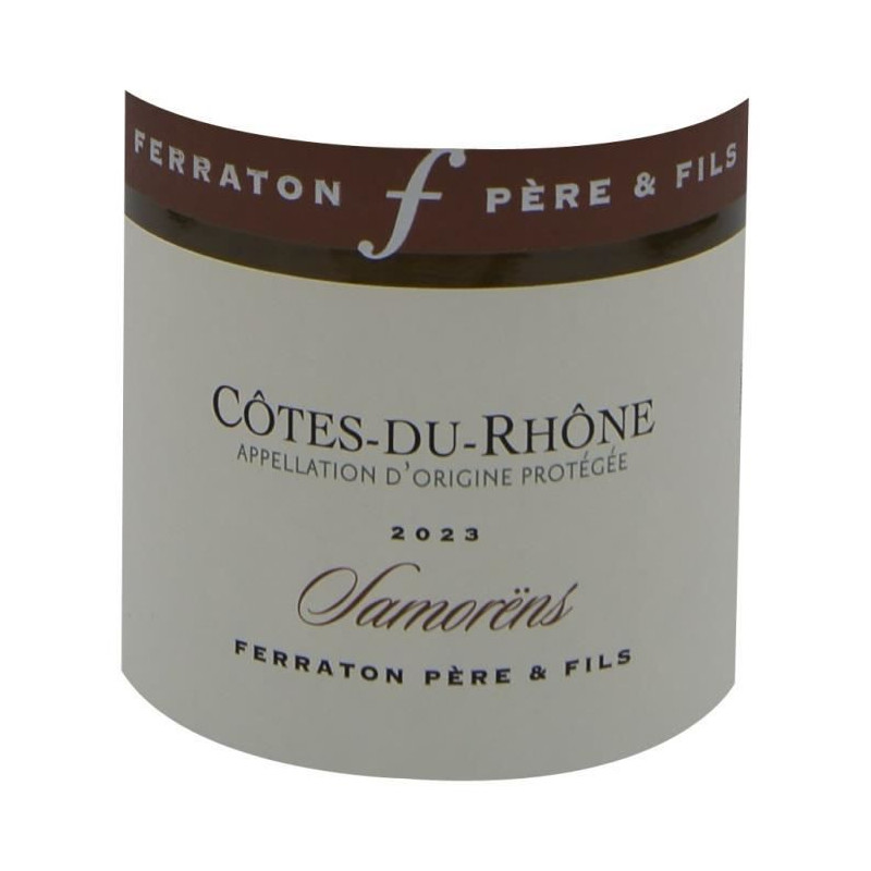 Domaine Ferraton Cuvée Samorëns 2023 Côtes du Rhône - Vin blanc de la Vallée du Rhône