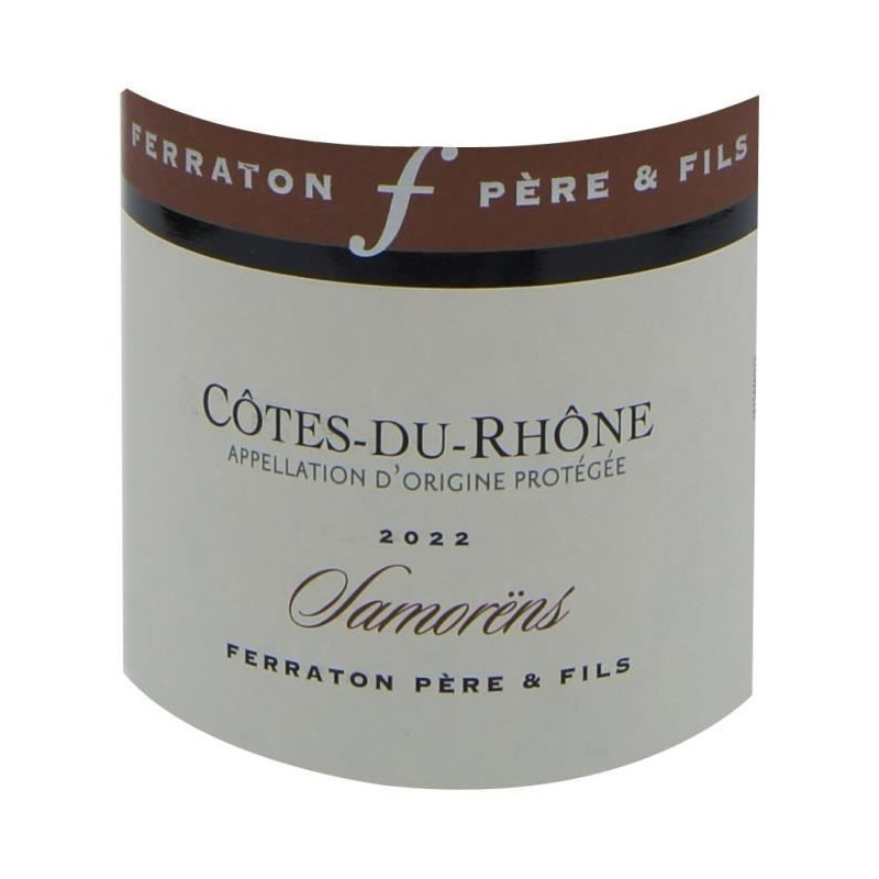 Domaine Ferraton Cuvée Samorëns 2022 Côtes du Rhône - Vin rouge de la Vallée du Rhône