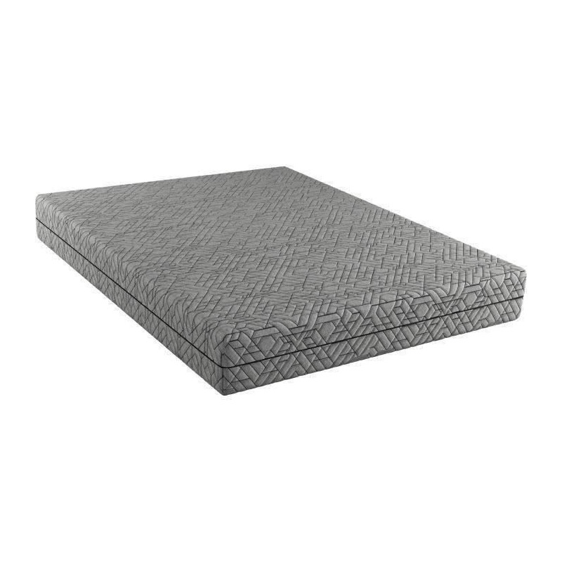 GEOFLEX - Matelas - 140 x 190 cm - Epaisseur 26 cm - Ressorts ensachés - Réversible tres ferme ou équilibré