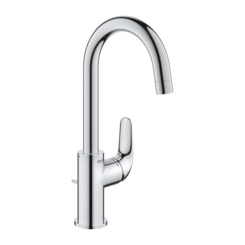 Mitigeur monocommande lavabo - GROHE Swift - 24330001 - Chromé - Taille L - Bec haut - Economie d'eau