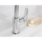 Mitigeur monocommande lavabo - GROHE Swift - 24330001 - Chromé - Taille L - Bec haut - Economie d'eau