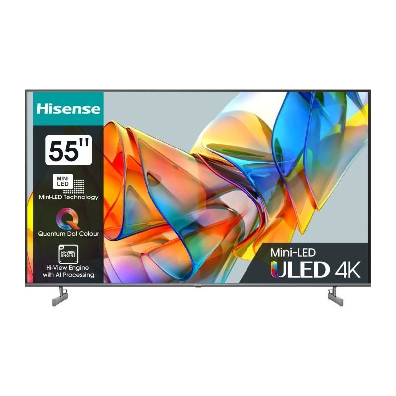 TV LED - HISENSE - 55U6KQ - 55 (139 cm) - 4K UHD - Dolby Vision - Smart TV - 3xHDMI - WiFi