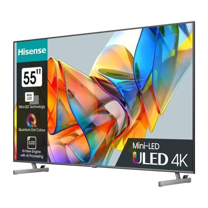 TV LED - HISENSE - 55U6KQ - 55 (139 cm) - 4K UHD - Dolby Vision - Smart TV - 3xHDMI - WiFi