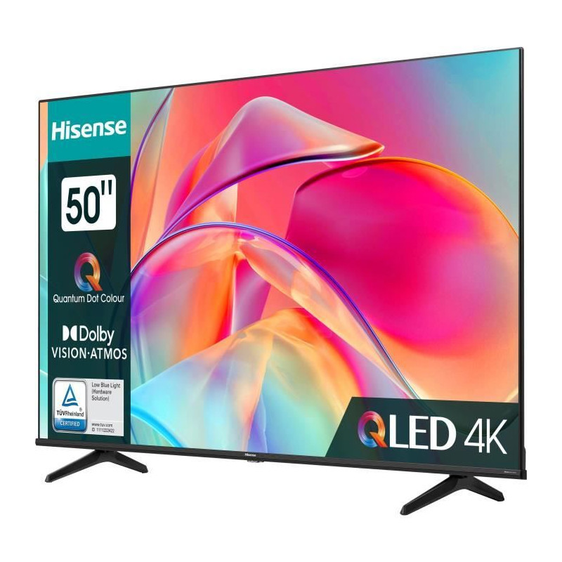 TV QLED - HISENSE - 50E77KQ - 50 (127 cm) - 4K UHD 3840x2160 - Dolby Vision - Smart TV - 3xHDMI - WiFi