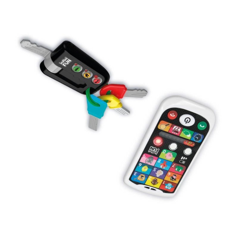 Smartphone et Clés - KD - Mon Duo Smartphone et Clefs - Apprentissage des animaux, chiffres et couleurs