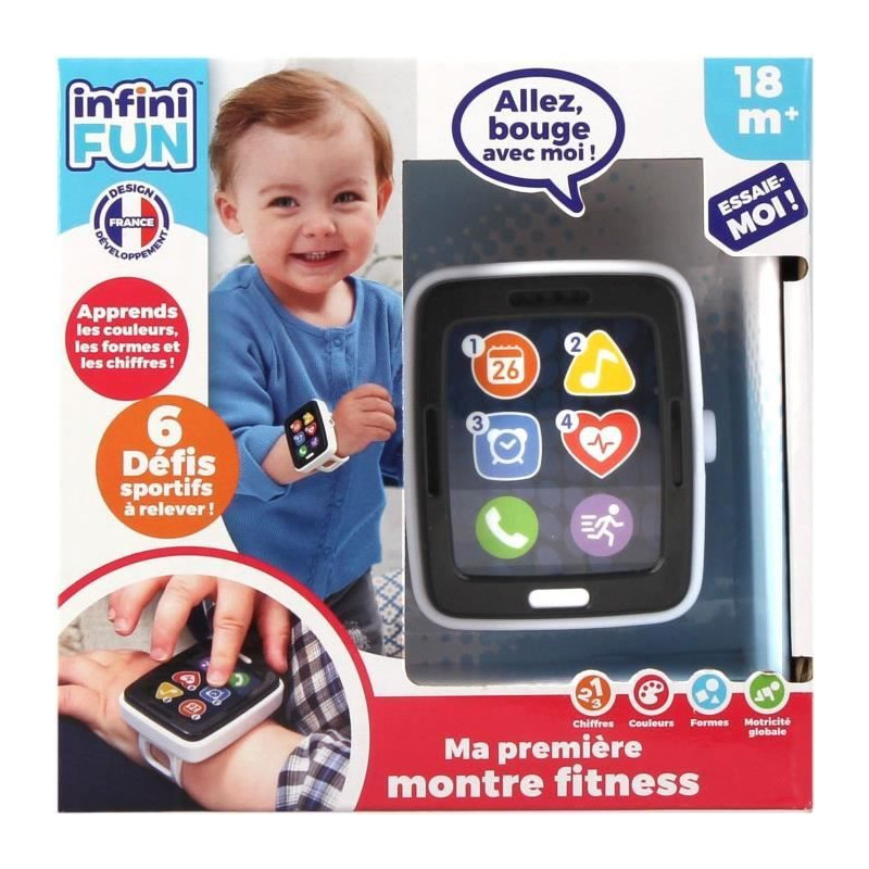 Montre Fitness - KD - Ma Premiere Montre Fitness - Imitation réaliste pour les tout-petits