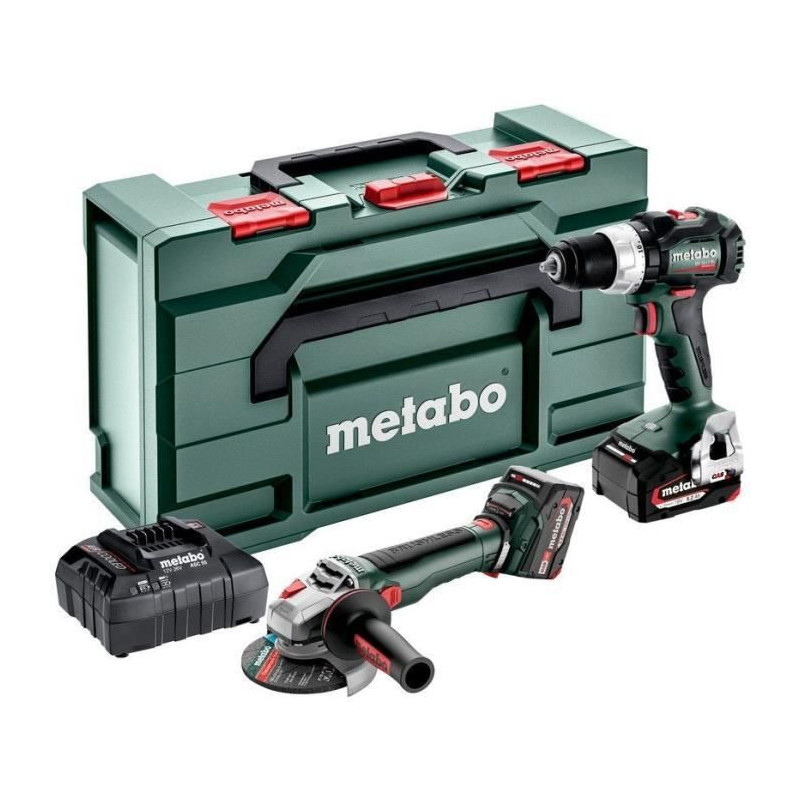 Machines sans fil Set - METABO - Combo Set 2.9.4 18 V - MetaBOX 165 L