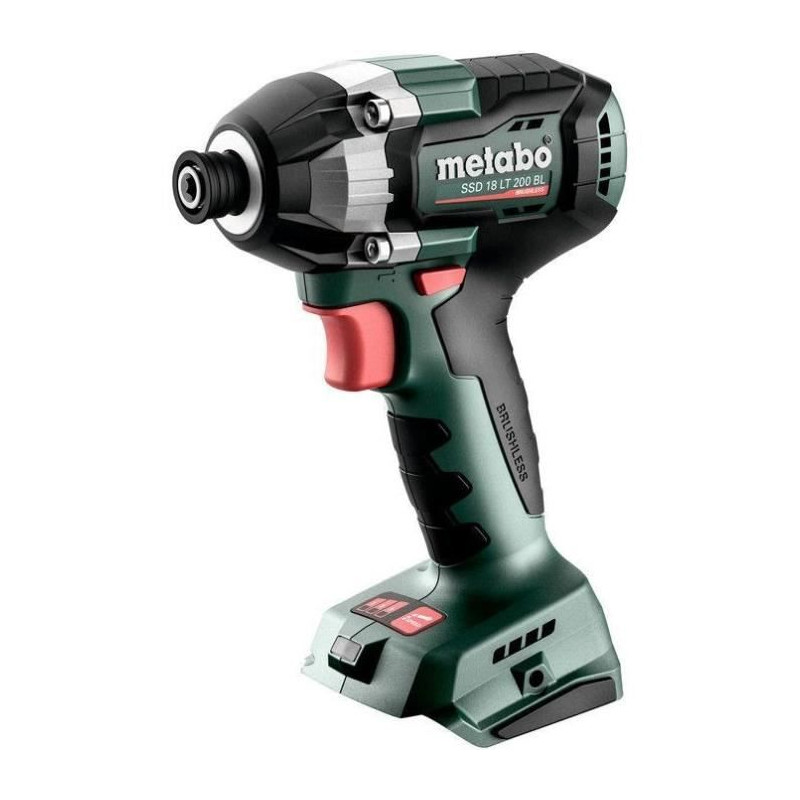 Visseuse a choc sans fil - METABO - SSD 18 LT 200 BL - 18 V - 200 Nm - Professionnelle