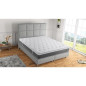 NUVOLA - Matelas - 160 x 200 cm - Epaisseur 27 cm - Ressorts - Surmatelas intégré