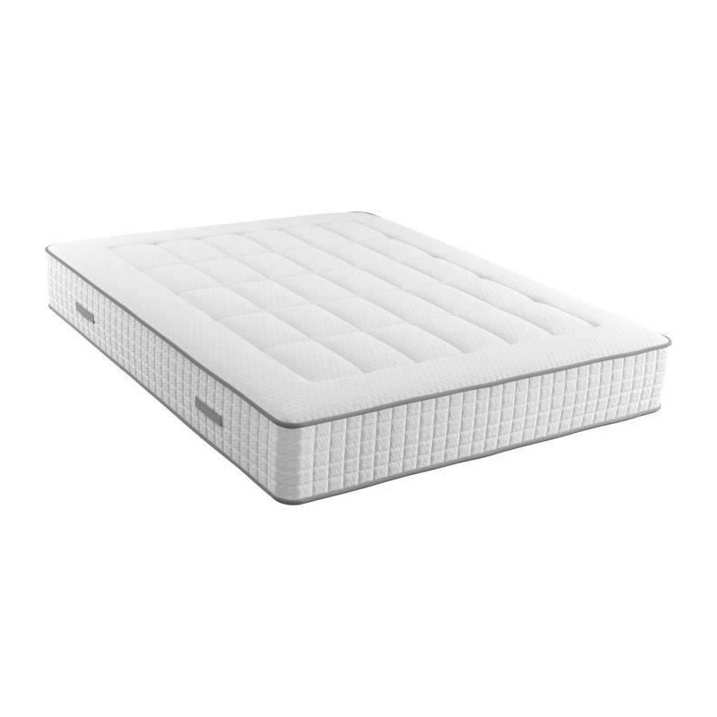 OPTIMA - Matelas - 160 x 200 cm - Epaisseur 29 cm - Ressorts ensachés - 7 zones - Réversible