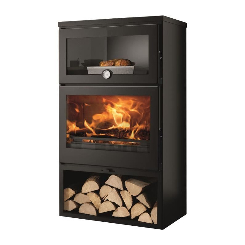 Poele a bois - PANADERO - Zamora Ecodesign - 7,1 kw - Bûches 50 cm