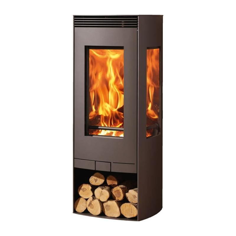 Poele a bois - PANADERO - Alba Ecodesign - 9,5 kw - Bûches 50 cm