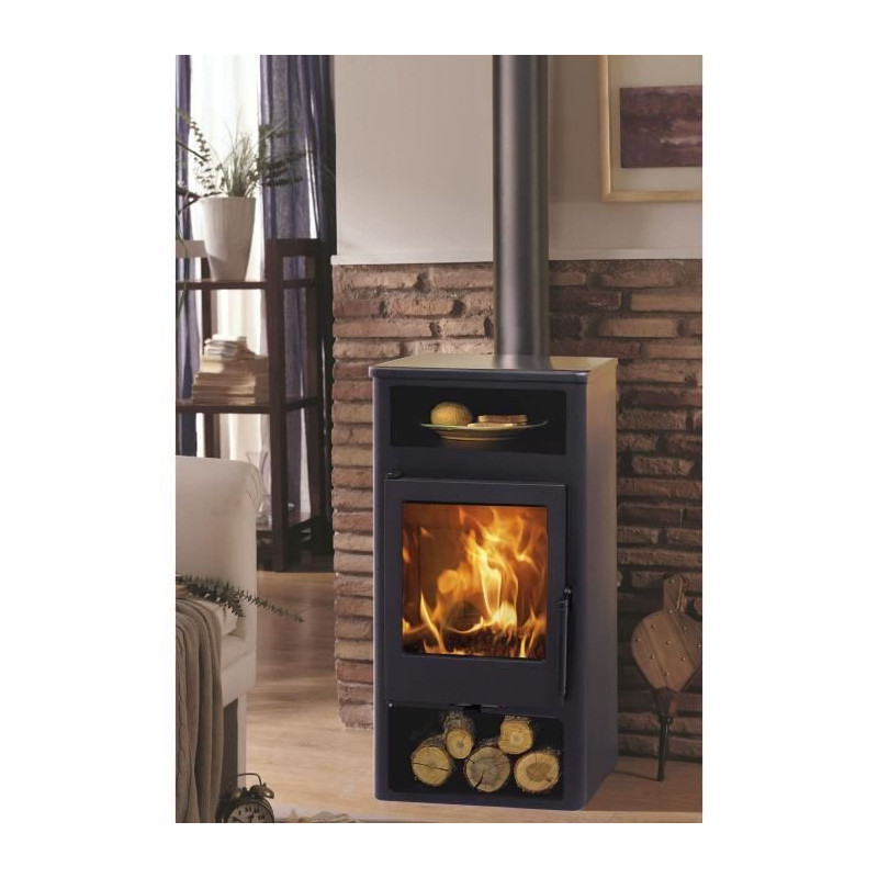 Poele a bois - PANADERO - Swan Ecodesign - 5,9 kw - Bûches 40 cm