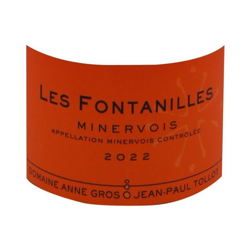 Domaine Anne Gros et Jean Paul Tollot Cuvée les Fontanilles 2022 Minervois - Vin rouge de Languedoc-Roussillon