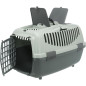 TRIXIE Box de transport Capri 2 - XS-S - 37 x 34 x 55 cm - Anthracite, gris et vert - Pour chien