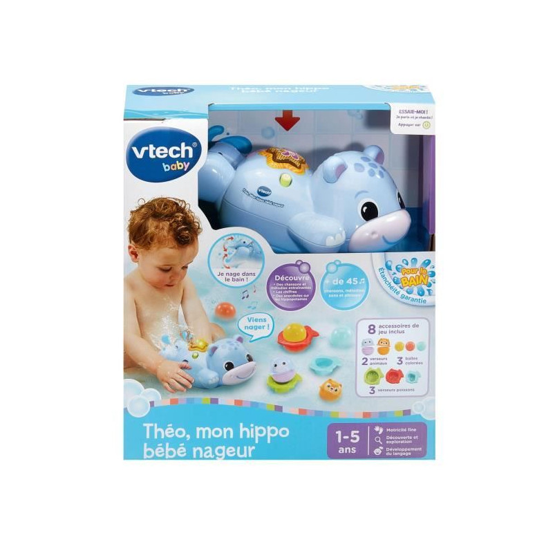 VTECH THÉO, MON HIPPO BÉBÉ NAGEUR