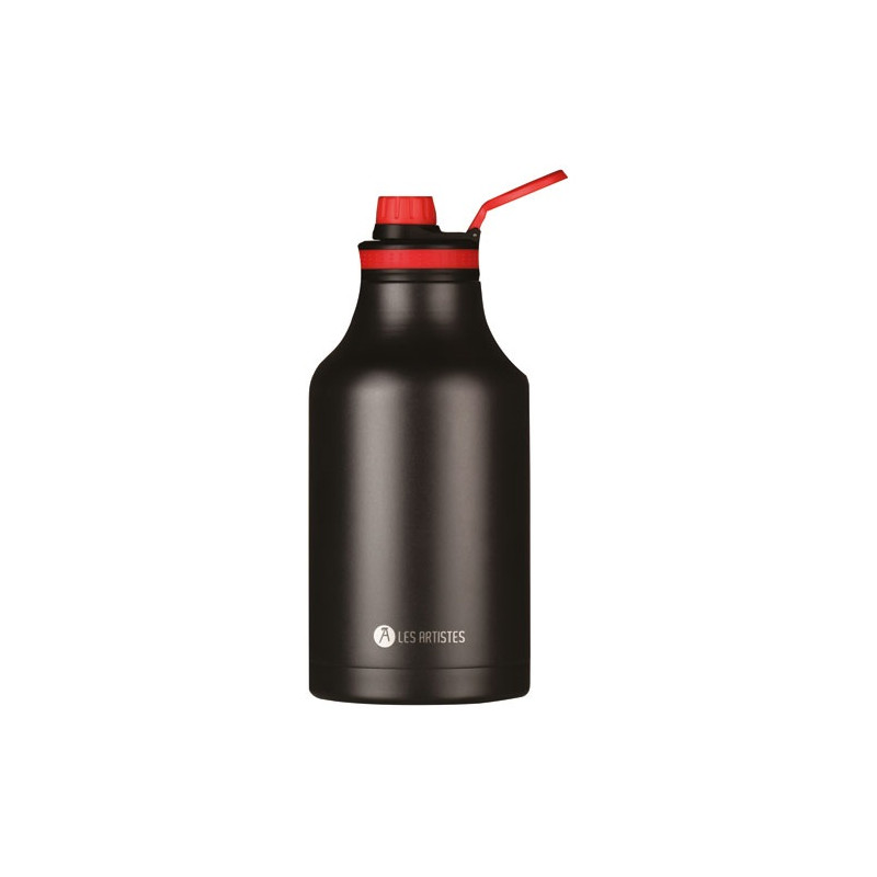 BOUTEILLE ISOTHERME 2 L NOIR LES ARTISTES - A-2344