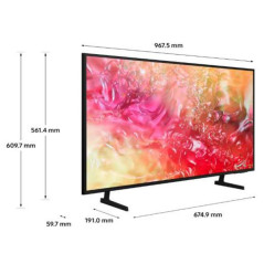 Samsung Dynamic Crystal Color?, Crystal Processor 4K?, Multiple Voice Assistant SAMSUNG - TU43DU7105KXXC