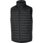 Gilet doudoune sans manche en polyamide ripstop enduit PU noir rouge TL DELTA PLUS GDOONNRGT