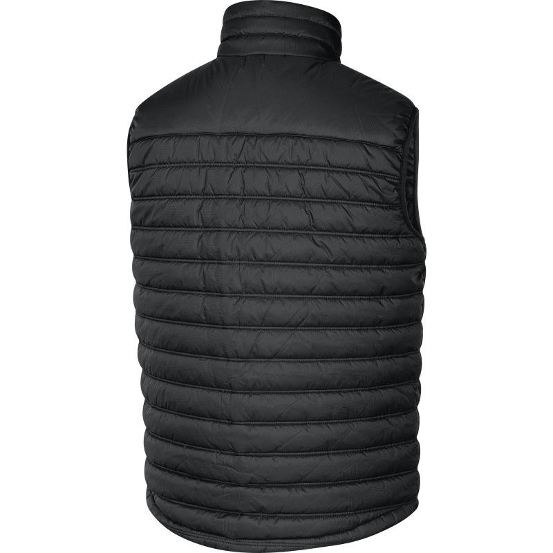 Gilet doudoune sans manche en polyamide ripstop enduit PU noir rouge TL DELTA PLUS GDOONNRGT