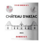 Château d'Abzac 2023 Bordeaux - Vin rouge de Bordeaux