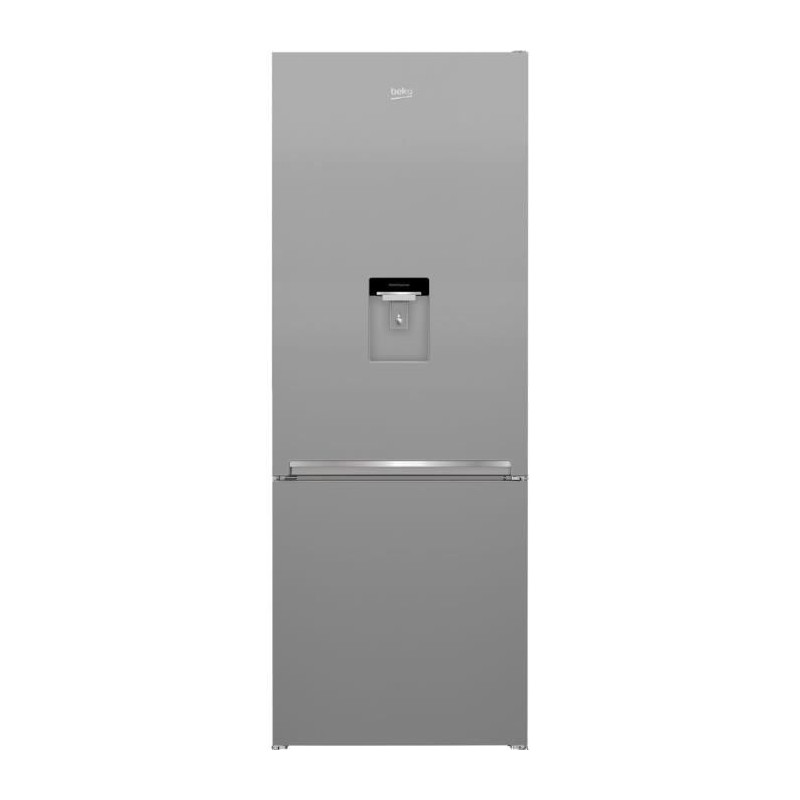 Réfrigérateur pose libre - Combiné - BEKO - BRCNE560K40DSN - Neo Frost - 510L - E - 74,5 x 70 x 192 cm - Gris acier