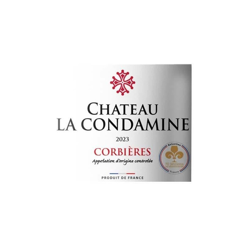 Château La Condamine 2023 Corbieres - Vin rouge de Languedoc