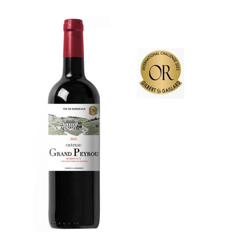 Château Grand Peyrou 2022 Bordeaux - Vin rouge de Bordeaux