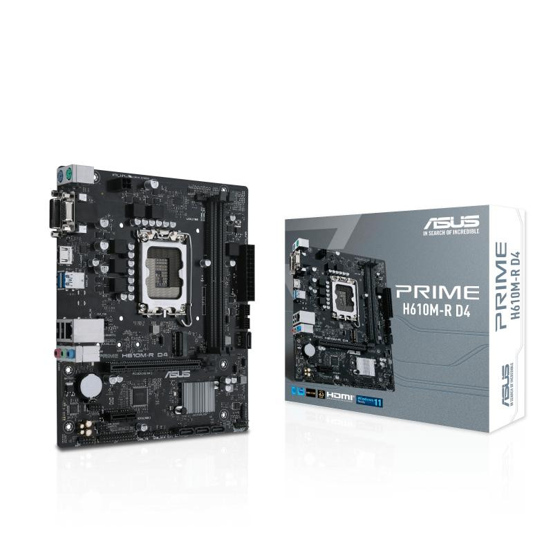 ASUS PRIME H610M-R H610MR D4 Motherboard micro ATX (90MB1B40-M0ECY0) (90MB1B40M0ECY0)