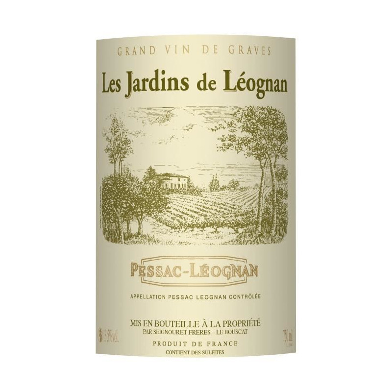 Les Jardins de Léognan 2022 Pessac-Léognan - Vin rouge de Bordeaux